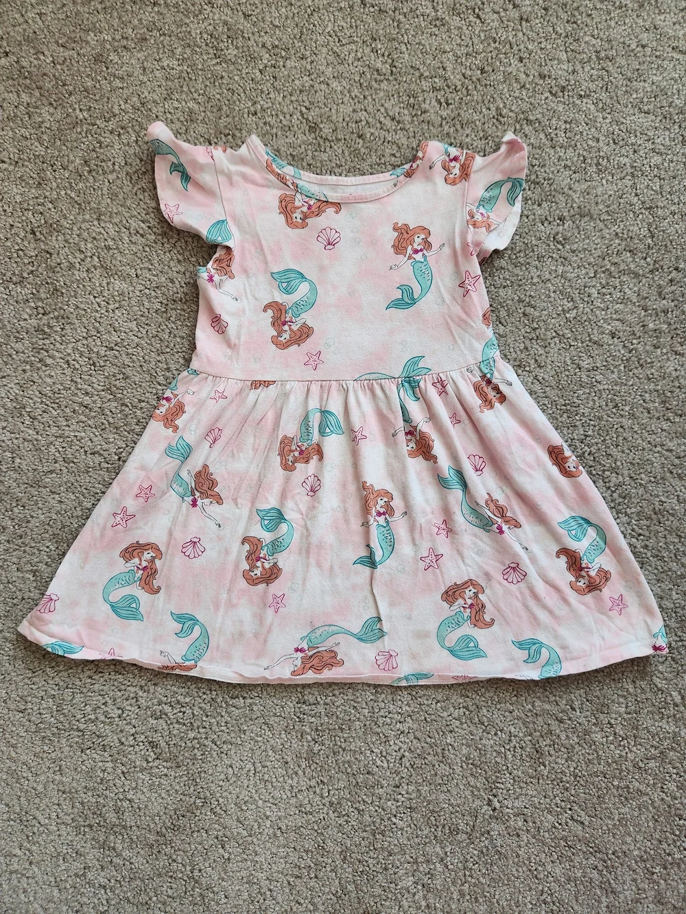 Girls 4T Pastel Princess Mix & Match Bundle | Ariel, Peppa Pig | 5 Pieces